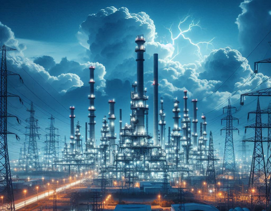 Electricity and refineries